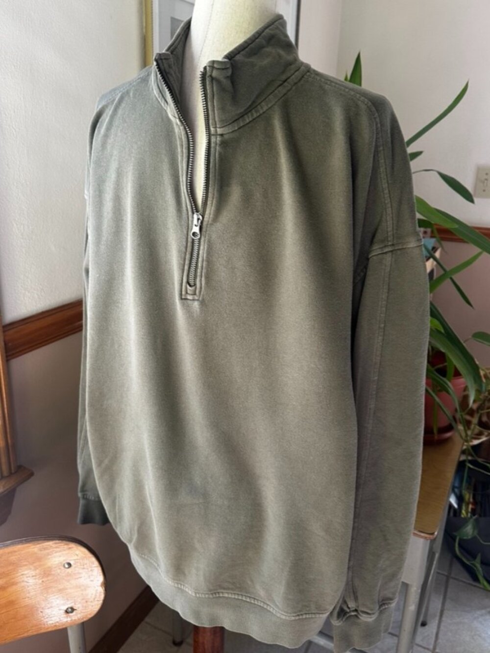 Goodfellow & Co Men's Sweatshirt Pullover, Green, XL, GUC